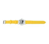 Remingtape Reloj de cuarzo analógico para mujer, reloj de , correa de silicona amarilla, amarillo