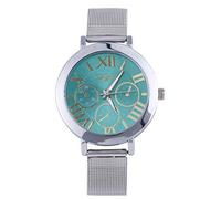 Remingtape Reloj de pulsera analógico de cuarzo con correa de de color verde , Verde Plata