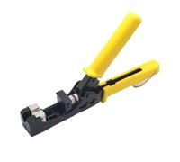 Remingtape RJ45 - Crimpadora de nudos de red con gancho, módulo de cable de red de 180°, cortador de alambre con Cat5E Cat6 Cat7