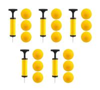 Remingtape Roundnet - Juego de pelotas de voleibol intercambiables, 15 unidades, con bomba