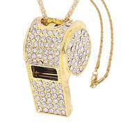 Remingtape Silbato de cristal de metal brillante con para árbitro, entrenador, profesor