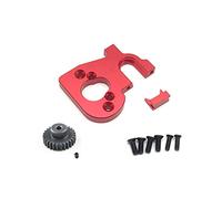 Remingtape Soporte para motor de coche RC con caja de cambios para 144001 124019 124018 RC piezas accesorios de actualización, color rojo