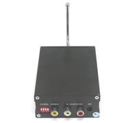 Remingtape Transmisor de señal de televisión de 16 canales, transmisor de vídeo UHF inalámbrico, decodificador para transmisión de TV, AV a UHF, formato PAL-D, piezas de repuesto, accesorios