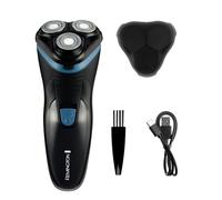 Remington Afeitadora eléctrica giratoria R1 para hombre (afeitado en seco, 30 minutos de funcionamiento, recortadora emergente, cuchillas flexibles y cuello giratorio, uso inalámbrico, carga USB-C,