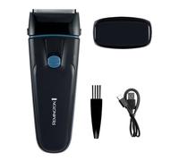 Remington F1000 - Afeitadora eléctrica de papel de aluminio para hombre (recortadora emergente, 30 minutos de uso, extraíble, cuchillas lavables, uso inalámbrico, recargable por USB-C, 100%