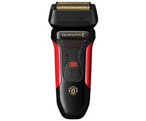 Remington F4 Manchester United Edition - Afeitadora eléctrica para hombre, 100% impermeable, inalámbrica, con recortadora emergente, F4005