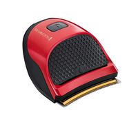 Remington Manchester United - Cortapelos de Corte rápido con 9 peines guía para Recortar y detallar con Capa de peluquería, Negro y Rojo
