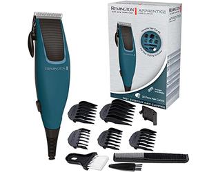 Remington Máquina de Cortar Pelo Apprentice - Cortapelos con Cable, Cuchillas de Acero Inoxidable, 5 Peines, 4 Accesorios: Peine, Capuchón Protector Cuchilla, Cepillo Limpieza y Cuello - HC5020