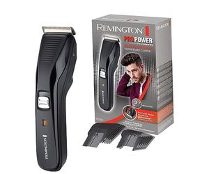 Remington Máquina de Cortar Pelo Pro Power, Cortapelos con Cable e Inalámbrico, Cuchillas de Acero Avanzado, 2 Peines Ajustables, 40 min Autonomía, Piloto Indicador Carga, Cepillo Limpieza - HC5200