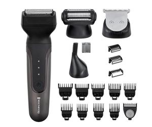 Remington ONE PG780 - Peluquero múltiple 18 en 1 para hombres y mujeres (recortadora de vello corporal, hoja de 38 mm para cabello y barba, afeitadora de aluminio, nariz y orejas, 14 peines, USB,