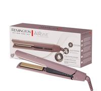Remington plancha de pelo AIRvive con Aire Ionizado, tecnología Ionic Air antiencrespamiento, revestimiento cerámico ultrasuave con microacondicionadores (placas flotantes, digital, 150-230 °C) S8930