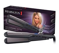 Remington Plancha de Pelo Ancha Pro Ceramic Extra, Cerámica Avanzada Ultra, Placas Flotantes, Temperatura hasta 230°C, Función Turbo y Bloqueo Temperatura, Digital, Calentamiento 15s, S5525