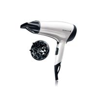 Remington Secador de Pelo Power Volume, Iónico, 2000 W, Concentrador y Difusor, 3 Temperaturas, 2 Velocidades, Función Eco, Rejilla Cerámica, Gancho Para Colgar, Rejilla Trasera Desmontable, D3015