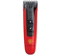 Remington Recortadora de Barba Beard Boss Edición Manchester United, Barbero Inalámbrico, Cuchillas Acero Inoxidable, Peine Ajustable, 9 Ajustes de Longitud, 40 min Autonomía, Indicador LED, MB4128