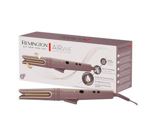 Remington rizador giratorio AIRvive con Aire Ionizado, Tecnología de Ionic Air para unos rizos duraderos (revestimiento de cerámica ultrasuave con microacondicionadores, digital, 160 a 210 °C) CI8930