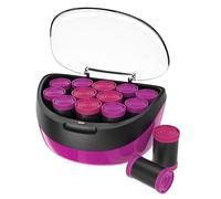 Remington Rodillos de pelo con calefacción (juego de 12 rodillos de terciopelo flocado en 2 tamaños jumbo (35 mm y 40 mm), tecnología cerámica e iónica, núcleo de cera, 12 pines y clips incluidos,