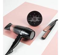 SECADOR REMINGTON D5305 2200W 3 TEMPERATURAS DIFUSOR NEGRO Y ROSA