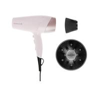 Remington Secador de pelo [microacondicionadores de aceite de almendras + acondicionamiento iónico] Serie Almond Allure (secado 25% más rápido, difusor y concentrador, 6 ajustes de calor/velocidad