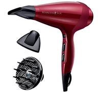 Remington Secador de Pelo Profesional Silk, Rejilla de Cerámica Sedosa, Iónico, Cabello Sin Encrespamiento, 2400 W, Motor AC, Difusor y Concentrador, 6 Temperaturas, 2 Velocidades, AC9096