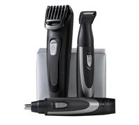 Remington The Works MB905 - Kit de recortadora de barba con cuchillas de cerámica avanzadas (kit de 6 piezas: recortadora de barba y recortadora de precisión con peine de rastrojo, recortadora de