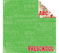 Reminisce Making The Grade 30 x 30 cm de Doble Cara álbum de Recortes, Preescolar