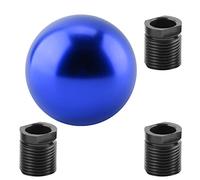 Reminnbor Palanca de Cambios Forma Uuniversal de la Bola Eedonda de la Cabeza del Cambio del Engranaje del Botón Manual Universal del Coche(Azul)