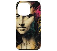 Remix urbano al estilo graffiti de Mona Lisa Carcasa para iPhone 13 Pro