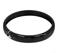 RemixAst Anillo de aluminio para visera de faros delanteros de 14,6 cm, color negro cromado para 883 1200 X48 para Dyna - Bisel de luz personalizado para motocicleta (negro)