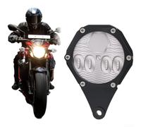 RemixAst Funda cilíndrica de aleación de aluminio para disco fiscal de motocicleta, para quad, scooter, ciclomotor, ATV, color plateado, Black, L, Clásico