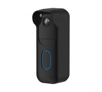 RemixAst Funda de silicona compatible con Blink Video Doorbell All new2025, diseño resistente a la intemperie que protege contra la lluvia, la nieve y el polvo (negro)