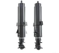 RemixAst Par de boquillas de lavado de faros delanteros para BMW X5 F15 X6 F16 delantera izquierda y derecha tapa de repuesto negro 2014-2018