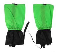 RemixAst Polainas de senderismo impermeables para hombres y mujeres, fundas de nailon para botas de nieve con cordón para escalada, esquí, caza, caminar al aire libre, 18 pulgadas (verde)