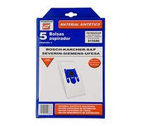 REMLE - Bolsa Aspirador Tecnhogar Blanca - 915686 - Bosch Karcher Ufesa Severin - 5 Unidades