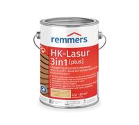Remmers Barniz HK 3 en 1 [plus] incoloro, mate, 2,5 L, barniz protector de madera premium reducido con disolventes, para exteriores, 3 en 1, secado rápido, duradero