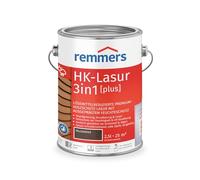Remmers Barniz HK 3 en 1 [plus] palisandro mate, 2,5 litros, barniz protector de madera premium reducido con disolventes, para exteriores, 3 en 1, secado rápido, duradero