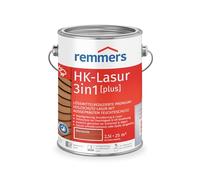 Remmers HK-Lasur 3en1 [plus] caoba, mate, 2,5 litros, barniz para madera, barniz de madera premium para exterior, protección triple para madera con impregnación + imprimación + barniz