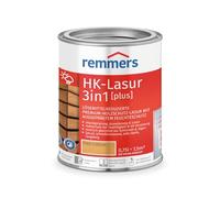 Remmers HK-Lasur 3en1 [plus] pino/alerce, mate, 0,75 litros, barniz para madera, barniz premium para exteriores, triple protección para madera con impregnación + imprimación + barniz