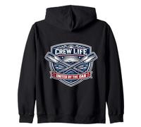 Remo Crew Life United by The Oar Team Lema Remero Cita Sudadera con Capucha