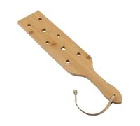 Remo de madera, paleta de madera, remo de kayak con orificios de circulación de aire de 13,3 pulgadas - Herramientas marinas, palales de madera con mango ergonómico, accesorios de barco para kayak