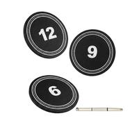 Remo de pickleball - Cubierta para glúteos de 2,7 cm, mejora la estabilidad, entrenamiento de control, pesos de acero inoxidable para jugadores, principiantes, deportistas, clubes de torneos