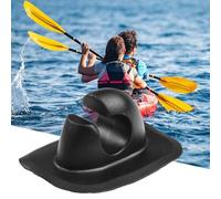 Remo de remo clips para bastón de remo hechos de PVC, sostiene paletas de menos de 28 mm de diámetro para kayaks inflables (negro)