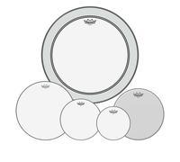 Remo Emperor Clear Complete Pack - 10 12 16" Heads w/22 P3 + Free 14 Ambassador