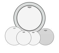 Remo Emperor Clear Complete Pack - 12 13 16" Heads w/22 P3 + Free 14 Ambassador