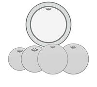 Remo Emperor Coated Complete Pack - 10 12 14" Heads w/20 P3 + Free 14 Ambassador