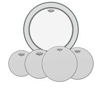 Remo Emperor Coated Complete Pack - 12 13 16" Heads w/22 P3 + Free 14 Ambassador