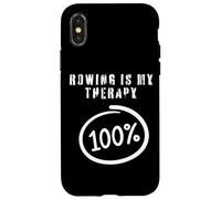Remo es mi Terapia 100% Divertido Entrenamiento de Remo Equipo de Remo Carcasa para iPhone X/XS