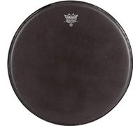 Remo ES0812MP - Parche de gamuza negra Emperor Crimplock para tambor de marcha de 12 pulgadas