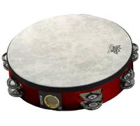 Remo Fiberskyn Pandereta - Quadura Deep Red, 8"