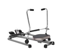 Remo Hidráulico Casa Silenciosa, Compacto 360° Brazo Giratorio, Pantalla LCD Calorías, Asiento Ergonómico, Estable 120kg, Fitness Cardio Musculación