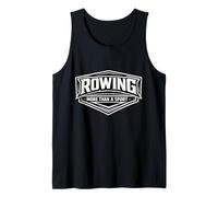 Remo más Que una Cita Deportiva de Remo del Equipo de Remo del Atleta Camiseta sin Mangas